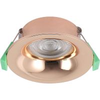 Встраиваемый светильник Crystal Lux CLT 004C1 GO Золото — фото 1, Точечные светильники