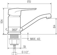 Товар: Смеситель для кухни Ростовская Мануфактура Сантехники SL55-004F-15 Хром - фото 8 Смеситель для кухни Ростовская Мануфактура Сантехники SL55-004F-15 Хром — фото 8, Смесители