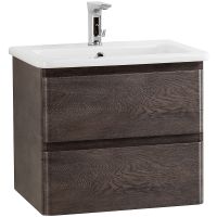 Тумба под раковину BelBagno 60 ALBANO-CER-600-2C-SO-RNG подвесная Robere Nature Grigio — фото 1, Тумбы под раковину