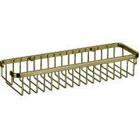 Полка корзина Art&Max AM-G-8963A-Br Бронза — фото 1, Полки для ванной и душа