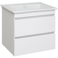 Тумба под раковину Runo Манхэттен 65 00-00001046 Белая — фото 1, Мебель для ванной