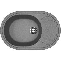 Кухонная мойка Ulgran Classic U-610-309 Темно-серая — фото 1, Кухонные мойки