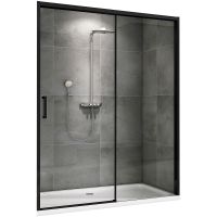 Товар: Душевая дверь Abber Komfort 120 AG93120B профиль Черный стекло прозрачное - фото 1 Душевая дверь Abber Komfort 120 AG93120B профиль Черный стекло прозрачное — фото 1, Раздвижные душевые двери