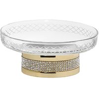 Мыльница Boheme Royal Cristal 10930-G Золото — фото 1, Мыльницы