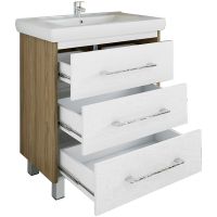 Товар: Тумба под раковину Sanflor Ларго 80 С0002112 Белая Швейцарский вяз - фото 2 Тумба под раковину Sanflor Ларго 80 С0002112 Белая Швейцарский вяз — фото 2, Тумбы под раковину