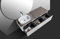 Зеркало Black&White Universe U915.MR 130 915.MR0 с подсветкой с сенсорным выключателем — фото 9, Мебель для ванной