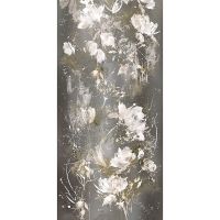 Панно Marburg Crush Motion 63397 Винил на флизелине (0,7*2,7) Серый, Цветы — фото 1, Обои для стен
