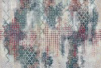 Фреска Ortograf Splendo 31730 Фактура бархат FX Флизелин (4*2,7) Серый/Бирюзовый/Красный, Геометрия/Абстракция арт-31730 (бархат FX) — фото 2, Фрески