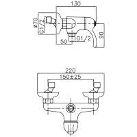 Товар: Смеситель для душа Migliore Lem Swarovski 18883 Хром - фото 2 Смеситель для душа Migliore Lem Swarovski 18883 Хром — фото 2, Смеситель для душа