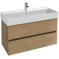 Тумба под раковину Jacob Delafon Tolbiac 100 EB2383-E75 подвесная Дуб Девас — фото 1, Мебель для ванной