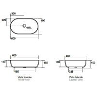 Товар: Раковина-чаша Kerasan Nolita 60 534331 Черная матовая - фото 6 Раковина-чаша Kerasan Nolita 60 534331 Черная матовая — фото 6, Раковины