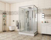 Душевая кабина Niagara Luxe NG-7711WBK 120x90 без гидромассажа — фото 2, Душевые кабины