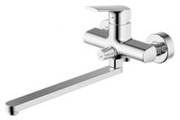 Смеситель для ванны Bravat Real F6121179CP-01L универсальный Хром — фото 1, Смеситель для ванны