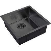 Товар: Кухонная мойка ZorG Steel Hammer 44 SH 4444 GRAFIT Графит - фото 1 Кухонная мойка ZorG Steel Hammer 44 SH 4444 GRAFIT Графит — фото 1, Кухонные мойки