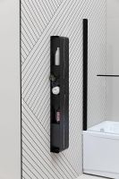 Товар: Металлическая полка Aquanet Магнум H 20х130 326459 Черная матовая - фото 6 Металлическая полка Aquanet Магнум H 20х130 326459 Черная матовая — фото 6, Полки для ванной и душа