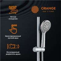 Душевая система Orange Iris M41-913cr Хром — фото 3, Душевое оборудование. Душевая программа