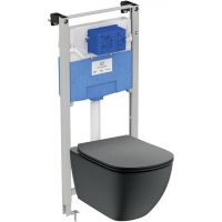 Комплект унитаза с инсталляцией Ideal Standard Tesi T3868V3 с сиденьем Микролифт — фото 1, Комплекты унитаз + инсталляция