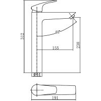Товар: Смеситель для раковины Aquanet Static AF330-11B 261821 Черный матовый - фото 2 Смеситель для раковины Aquanet Static AF330-11B 261821 Черный матовый — фото 2, Смесители