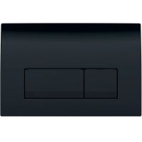 Клавиша смыва Geberit Delta 50 115.119.DW.1 Черная глянцевая — фото 1, Кнопки смыва