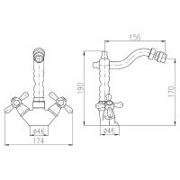 Товар: Смеситель для биде Rav Slezak Morava retro Бронза арт-MK520.5/9SM - фото 2 Смеситель для биде Rav Slezak Morava retro Бронза арт-MK520.5/9SM — фото 2, Смесители для биде