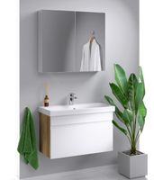 Товар: Тумба под раковину Aqwella Smart 80 SRT0108DB подвесная Дуб балтийский - фото 3 Тумба под раковину Aqwella Smart 80 SRT0108DB подвесная Дуб балтийский — фото 3, Мебель для ванной