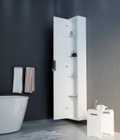 Шкаф пенал 1MarKa Lina 30П У92898 подвесной Mirror — фото 5, Мебель для ванной