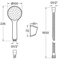 Смеситель для ванны Santek Арма WH5A10007N001 Черный матовый — фото 11, Смесители