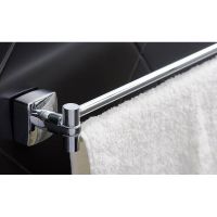 Товар: Держатель для полотенец Fixsen Kvadro FX-61302A Хром - фото 2 Держатель для полотенец Fixsen Kvadro FX-61302A Хром — фото 2, Полотенцедержатели