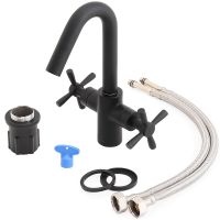 Товар: Смеситель для раковины Orange Mia M34-011B Черный матовый - фото 5 Смеситель для раковины Orange Mia M34-011B Черный матовый — фото 5, Смесители