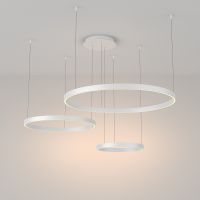 Подвесной светильник Maytoni Modern Rim MOD058PL-L100W3K Белый — фото 2, Подвесные светильники