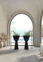 Раковина Abber Kristall 45 AT2703Onyx-Black Черная глянцевая Черная матовая — фото 5, Раковины напольные