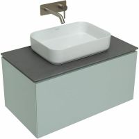 Тумба под раковину Allen Brau Infinity 85 1.21002.PWM подвесная Папирус матовый — фото 25, Тумбы под раковину