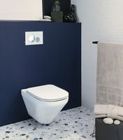 Комплект унитаза с инсталляцией Jacob Delafon Modern Life E21773RU-00 с сиденьем Микролифт и клавишей смыва Хром глянцевый — фото 12, Комплекты унитаз + инсталляция