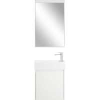 Тумба под раковину BelBagno Kraft Mini 50 R KRAFT MINI-500/260-1A-SO-BO-R подвесная Bianco Opaco — фото 7, Тумбы под раковину