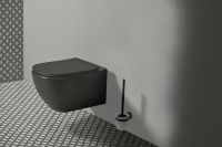 Ершик для унитаза Ideal Standard IOM A9119XG Черный шелк — фото 3, Ершики для унитаза