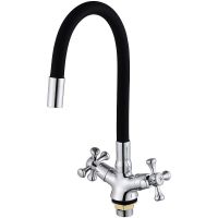 Товар: Смеситель для кухни Viko V-2728 Хром Черный - фото 1 Смеситель для кухни Viko V-2728 Хром Черный — фото 1, Смесители для кухни