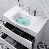 Товар: Тумба под раковину AM.PM Like 80 M80FHX0802WG подвесная Белая - фото 2 Тумба под раковину AM.PM Like 80 M80FHX0802WG подвесная Белая — фото 2, Тумбы под раковину