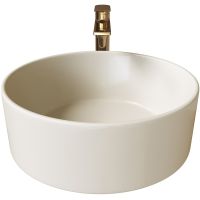 Раковина-чаша Grossman 40 GR-3013BEM Бежевая матовая — фото 6, Раковины накладные