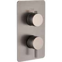 Смеситель для душа Boheme Cell 135-2-GM Оружейная сталь — фото 1, Смесители