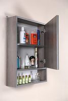 Зеркальный шкаф Onika Натали 50.00 R 205013 Ясень таормина — фото 2, Зеркальные шкафы в ванную