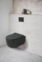 Унитаз Vincea Evo VT1-34SMB подвесной Черный матовый с сиденьем Микролифт — фото 8, Подвесные унитазы