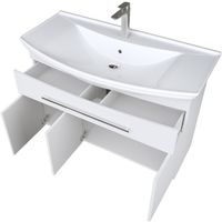 Товар: Тумба под раковину 1MarKa Lina New 105Н У94492 Белый глянец - фото 2 Тумба под раковину 1MarKa Lina New 105Н У94492 Белый глянец — фото 2, Мебель для ванной