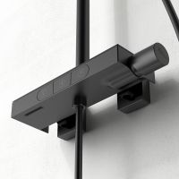 Душевая система Black&White Universe UK5010B 5010ВUK Черная матовая — фото 3, Душевое оборудование. Душевая программа