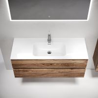 Тумба под раковину Sancos Urban 120 UR120-1ECH подвесная Дуб чарльстон — фото 2, Тумбы под раковину