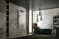 Душевая система Vincea Inspire  VSFS-3I11GM Вороненая сталь — фото 3, Душевые стойки