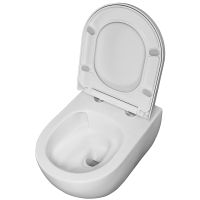 Унитаз beWash Bogen 88393201 подвесной Белый глянцевый с сиденьем Микролифт — фото 2, Унитазы