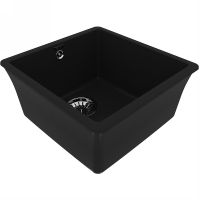 Кухонная мойка Lemark Sinara 400-U 9910061 Антрацит — фото 2, Кухонные мойки