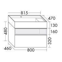 Товар: Тумба с раковиной Burgbad Yumo 80 SFMX082 F3193 C0001*1 подвесная Белая - фото 2 Тумба с раковиной Burgbad Yumo 80 SFMX082 F3193 C0001*1 подвесная Белая — фото 2, Мебель для ванной