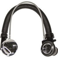 Слив-перелив Timo SPV1505 полуавтомат Хром Черный — фото 1, Сливы-переливы