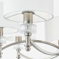 Товар: Люстра Maytoni Neoclassic Alicante MOD014CL-08N Белая Никель - фото 2 Люстра Maytoni Neoclassic Alicante MOD014CL-08N Белая Никель — фото 2, Люстры